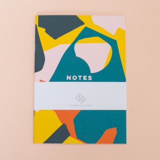 The Completist Pink Cut Out Shapes Notebook