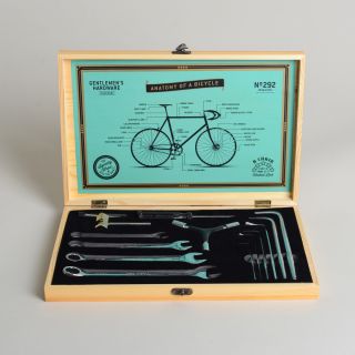 Gentlemen's Hardware - Bicycle Tool Kit with Wooden Box 