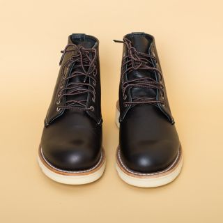 Red Wing Round Toe 3450 Boots Womens - Black Boundary
