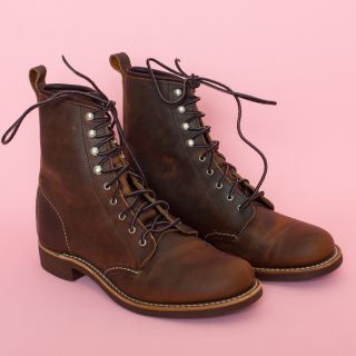 Red Wing Silversmith Brown Boots Womens 