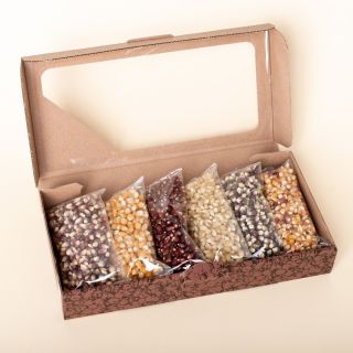 ZaraMama Gourmet Popping Corn 6 Bag Gift Box 