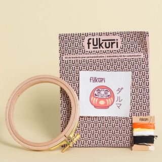 Fukuri - Embroidery Kit - Nippon Daruma