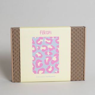 Fukuri - Embroidery Kit Canvas - Leopard