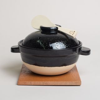 Double-Lid Donabe Rice Cooker Kamado-san
