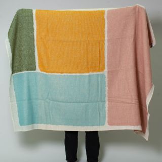 ZigZag Zürich - "Mayen" Wool Blanket by Kleopatra Moursela