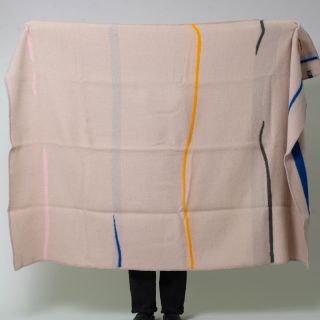 ZigZag Zürich - A Quiet Body Wool Blanket by Matthew Korbel-Bowers