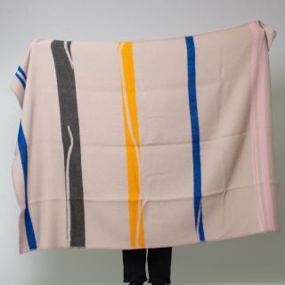 ZigZag Zürich - A Quiet Body Wool Blanket by Matthew Korbel-Bowers