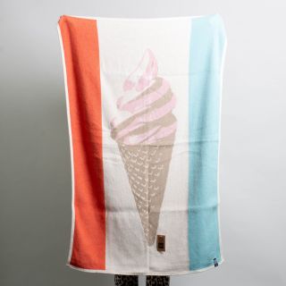 ZigZag Zürich - "Cornetto" Cotton Beach Towel / Mini Blanket by Michele Rondelli