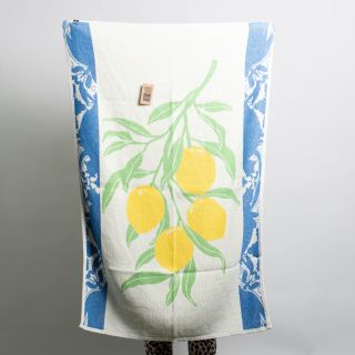 ZigZag Zürich - "Ischia" Cotton Beach Towel / Mini Blanket by Sophie Probst
