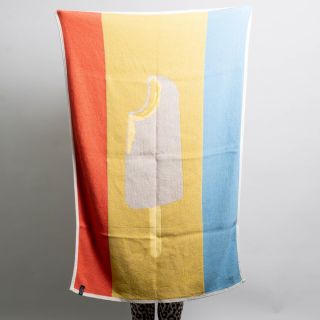 ZigZag Zürich - "Gelato" Cotton Beach Towel / Mini Blanket by Michele Rondelli