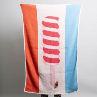 ZigZag Zürich - "Lollipop" Cotton Beach Towel / Mini Blanket by Michele Rondelli