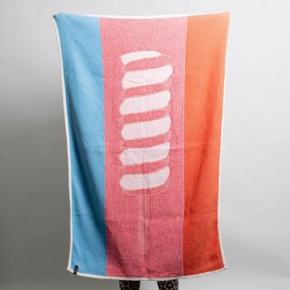 ZigZag Zürich - "Lollipop" Cotton Beach Towel / Mini Blanket by Michele Rondelli