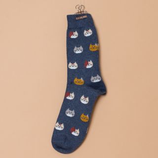 Kitchener Items Socks- Cats Vienna Antra