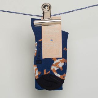 Kitchener Items Socks Koi Fine - Blu John & Cuoio 