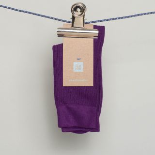 Kitchener Items Socks Ribbed - Iris 