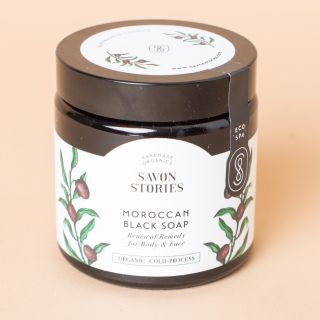Savon Stories Moroccan Black Soap Ultimate Detox and Revitalizer 100g