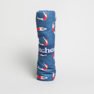 Kitchener Items Quick Drying Beach Towel Swimming Women Dark Blue