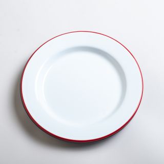 Falcon Enamelware Plate - Pillarbox Red