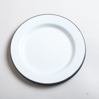 Falcon Enamelware Plate - Pigeon Grey