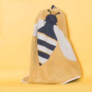Anorak Organic Cotton Bath Sheet Buzzy Bee