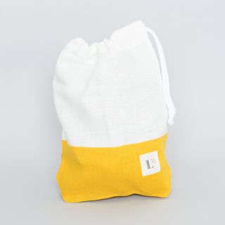 Loggia16 SACK Medium Goldgelb/Weiss