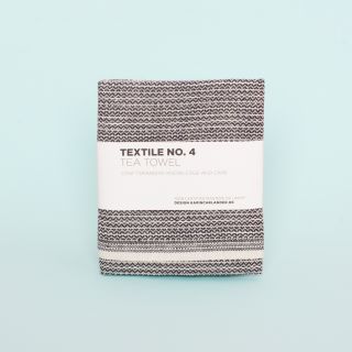 Textile No. 4 Tea Towel Yinyang Wheat/Black