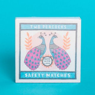 Archivist Gallery Luxury Matches Two Peacocks