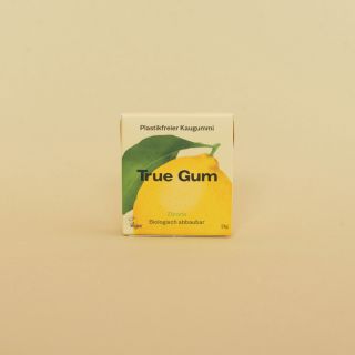True Gum - All Natural Chewing Gum Lemon