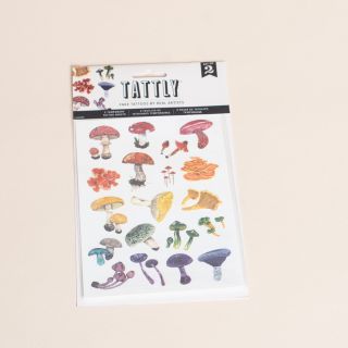 Tattly Temporary Tattoos - Colorful Mushrooms Sheet