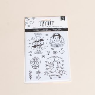 Tattly Temporary Tattoos - Frida Flash Sheet 