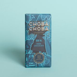 Choba Choba Dark 58%: Pure Dark Swiss Chocolate 58% Cacao