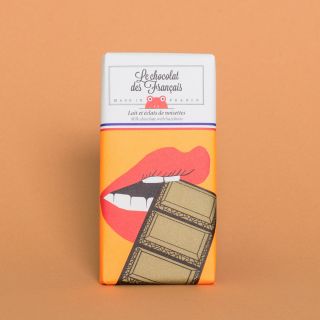 Le Chocolat des Francais Milk Chocolate with Hazelnuts