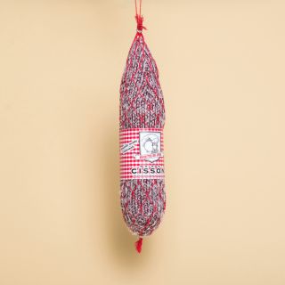 Maison Cisson - 100% Knitted "La Rosette de Lyon au filet rouge" Sausage 