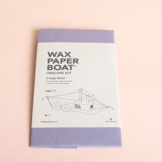 Wax Atelier Origami Kit - Wax Paper Cargo Boat