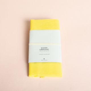 Wax Atelier Waxed Linen Roll-top Bag / Colourway 01 Marigold