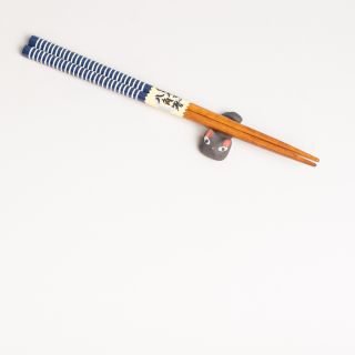 Kawai Co Black Cat Chopstick Rest
