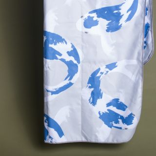 Kitchener Items Quick Drying Beach Towel Koi White & Blue