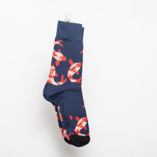 Kitchener Items Socks - Koi Blue Moon Navy