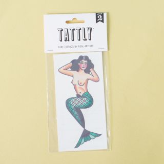 Tattly Temporary Tattoos Mermaid