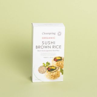 Clearsrping Organic Sushi Brown Rice - Short Grain Japanese Style Rice