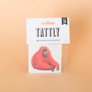 Tattly Temporary Tattoo Orangutan