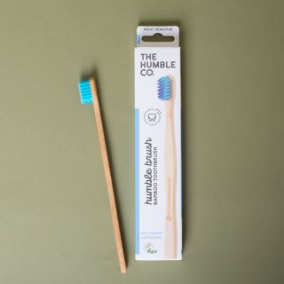 The Humble Co. Eco-Friendly Bamboo Toothbrush Blue - Sensitive