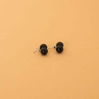 Boule 2 Earings Black (Onyx)