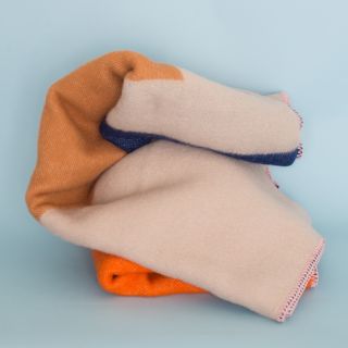 ZigZag Zürich - Bauhaused 2 Wool Blanket by Sophie Probst & Michele Rondelli