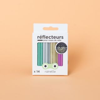 Rainette 12 Bicycle Spoke Reflectors Multicoloured