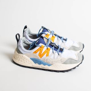 Flower Mountain - YAMANO 3 MAN - Suede and Technical Fabric Sneakers - Grey-White