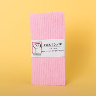 Biodegradable Plain Dishcloth Pink Power