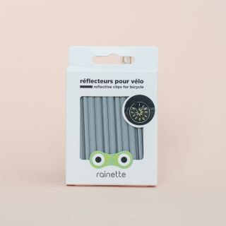 Rainette 12 Bicycle Spoke Reflectors Silver