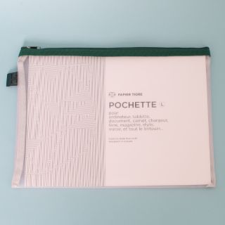 Papier Tigre POCHETTE MESH - Mesh Pocket L Powdery Pink
