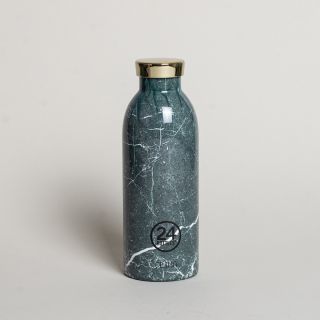 24Bottles Clima Bottle - Green Marble 500ml